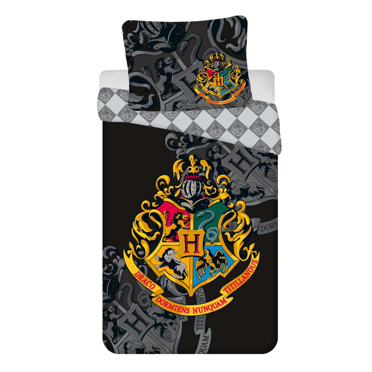 Harry Potter Hogwarts Bettwäsche - weiche Baumwolle - 140 x 200 cm
