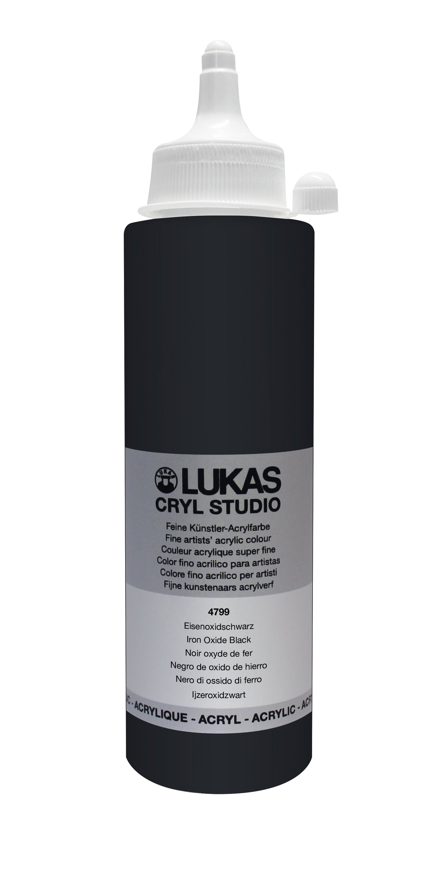 LUKAS CRYL Studio - 4799 Eisenoxidschwarz (125/250/500ml)