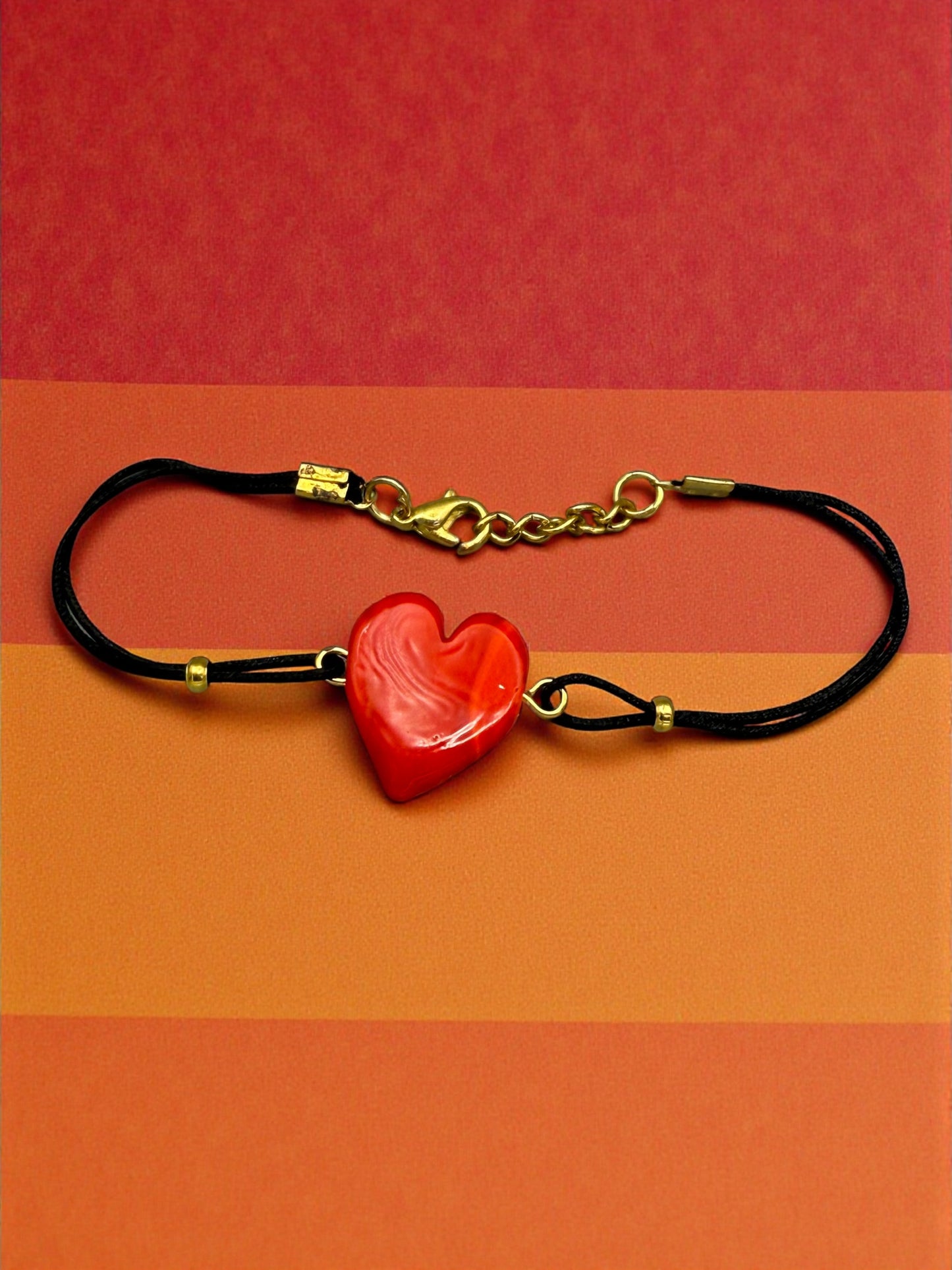 Rotes Herz Armband