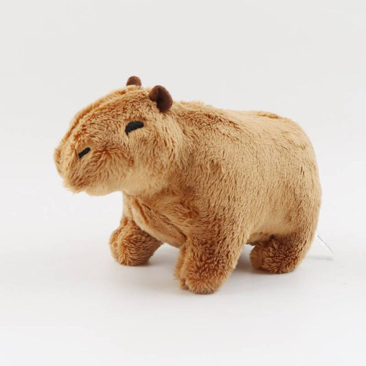 Capybara Cuddly Toy - 20 cm Plush Toy Hydrochoerus Stuffed Animal