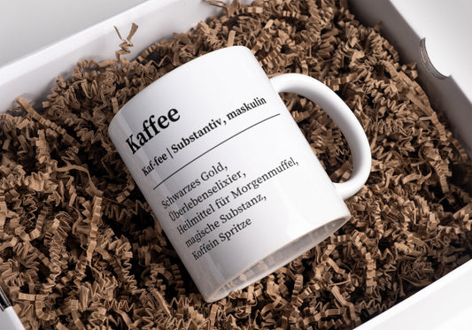 Mug with saying Positive Perspectives: Coffee Office