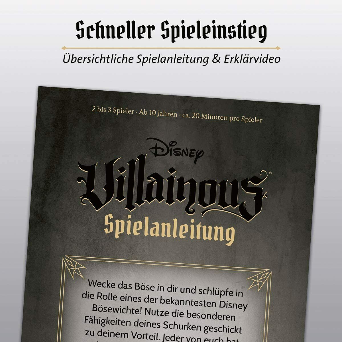 Ravensburger Disney Villainous Das Böse hat Stil