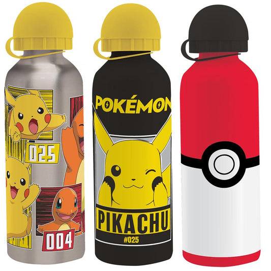 Pokémon Aluminium Bottle 500ml School Sports