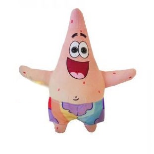 Patrick Kuscheltier - 30 cm Plüschtier Spongebob Stofftier Regenbogen
