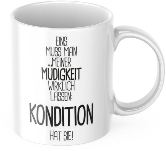 Coffee Mug Office 325ml Funny Saying Tiredness Breakfast Morning