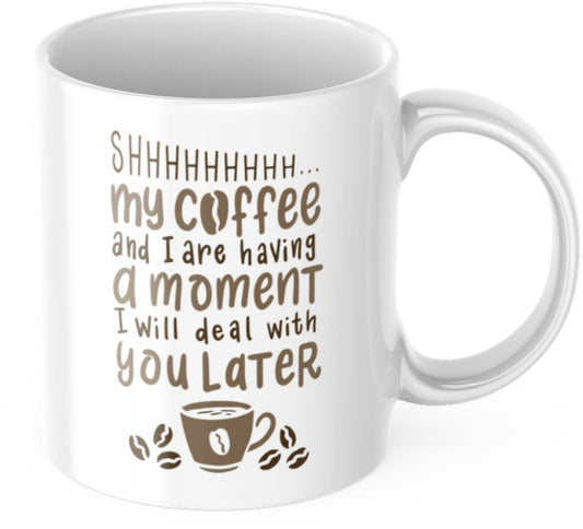 Funny Mug for Coffee Break Breakfast Morning Work Coffee Office Gift