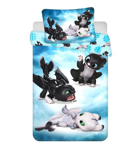 How to Train Your Dragon Children's Bed Linen 100 x 135 cm - soft cotton