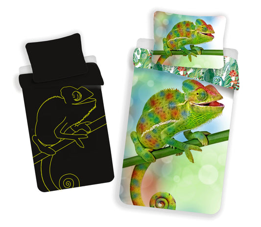 Chameleon Bed Linen - Soft Cotton 140x200 cm Pillow and Blanket