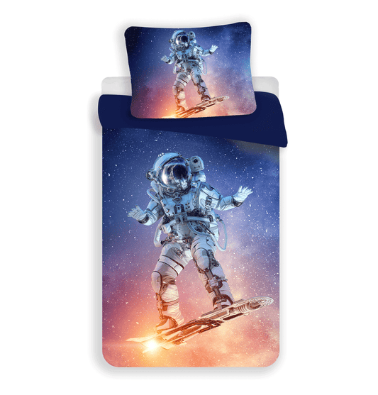 Astronaut Bettwäsche - 140x200 cm Kissen- und Deckenbezug