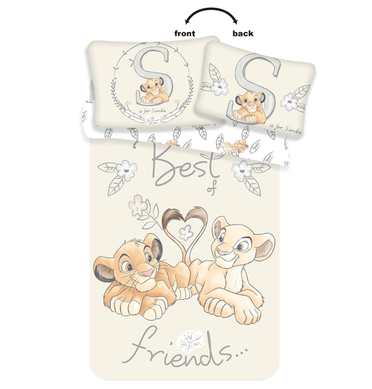 The Lion King Simba Kids' Bedding Set 100 x 135 cm - Soft Cotton