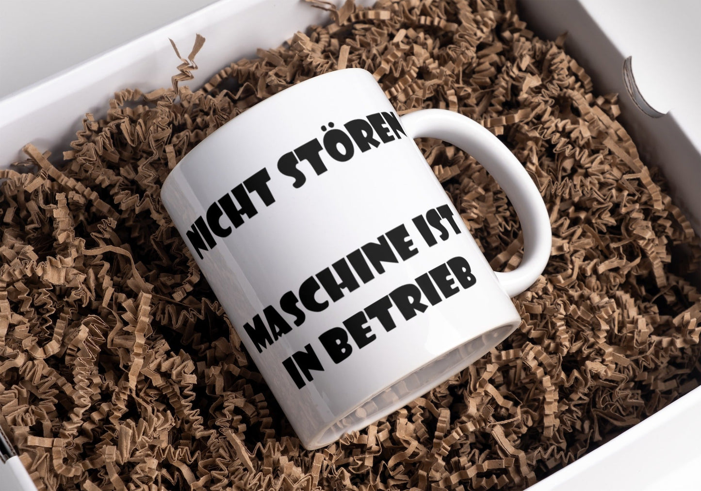 Lustige Kaffeetasse "Nicht Stören, Maschine Ist In Betrieb" Frühstück Morgen Arbeit Tasse Büro Geschenk