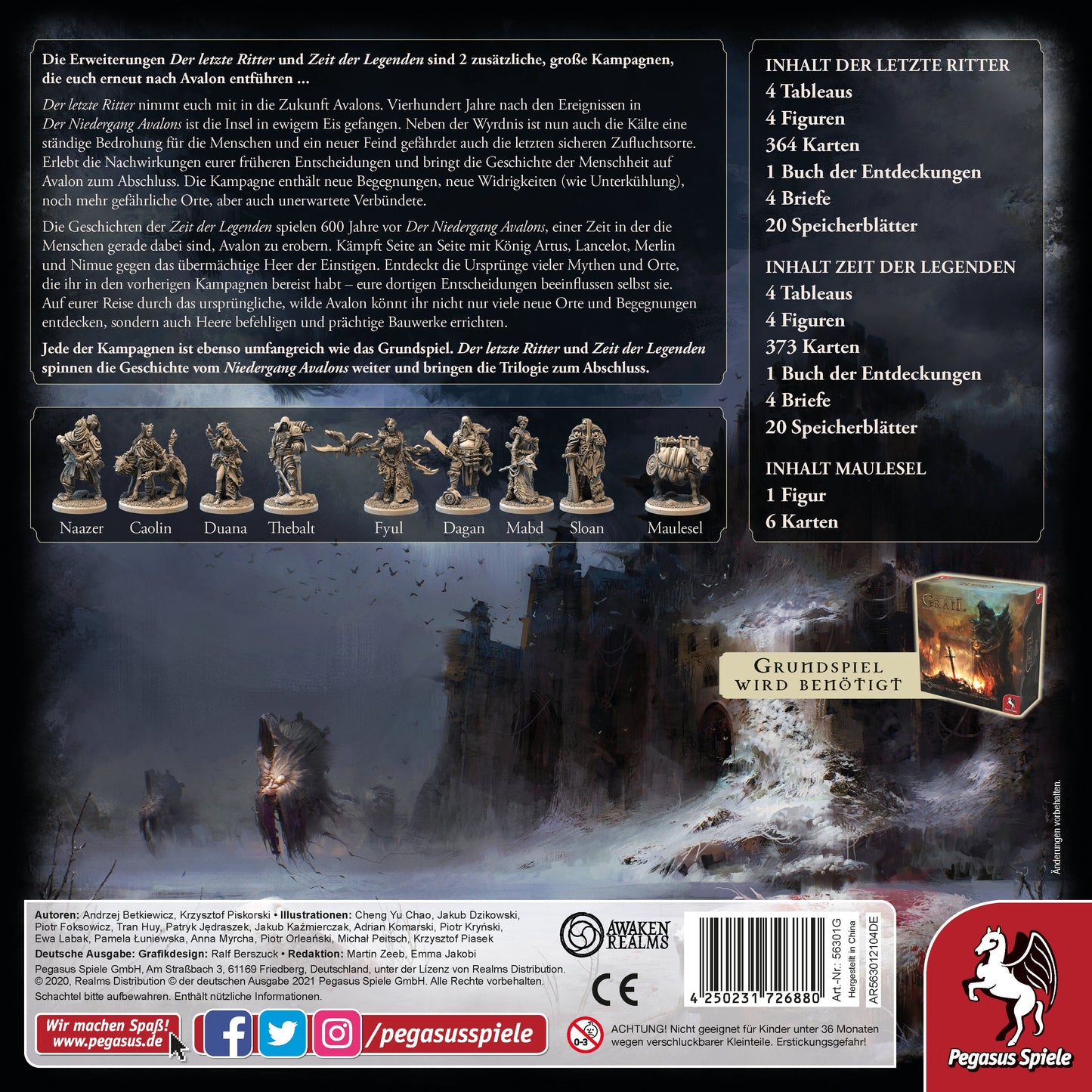 Tainted Grail: Der letzte Ritter + Zeit der Legenden [Erweiterung] Pegasus