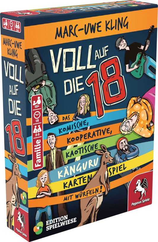 Voll auf die 18 – The Kangaroo Card Game (Edition Spielwiese)