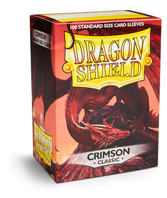 Dragon Shield Card Sleeves 63 x 88mm Sleeves Crimson (100)