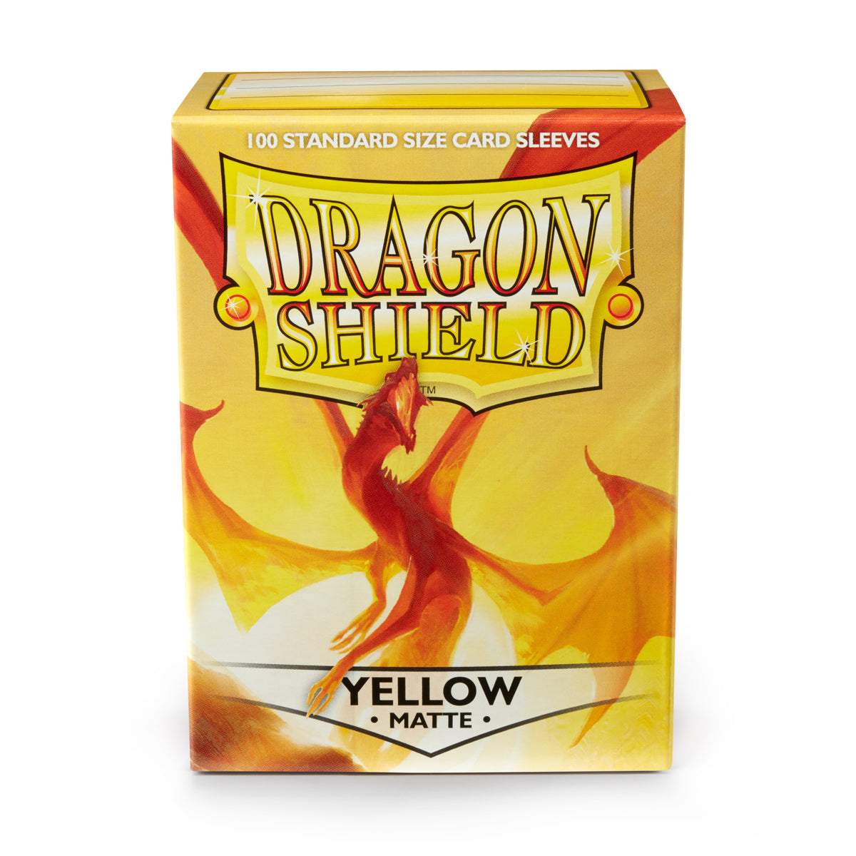 Dragon Shield Kartenhüllen 63 x 88mm Matte Sleeves Yellow (100)