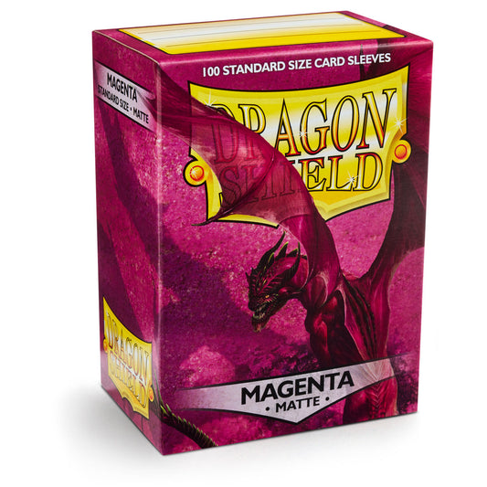 Dragon Shield Kartenhüllen 63 x 88mm Matt Sleeves Magenta (100)