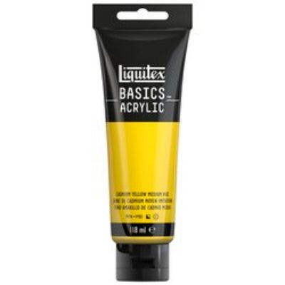 LIQUITEX Basics ACRYL - 161 Kadmiumgelb Mittel  (118ml)
