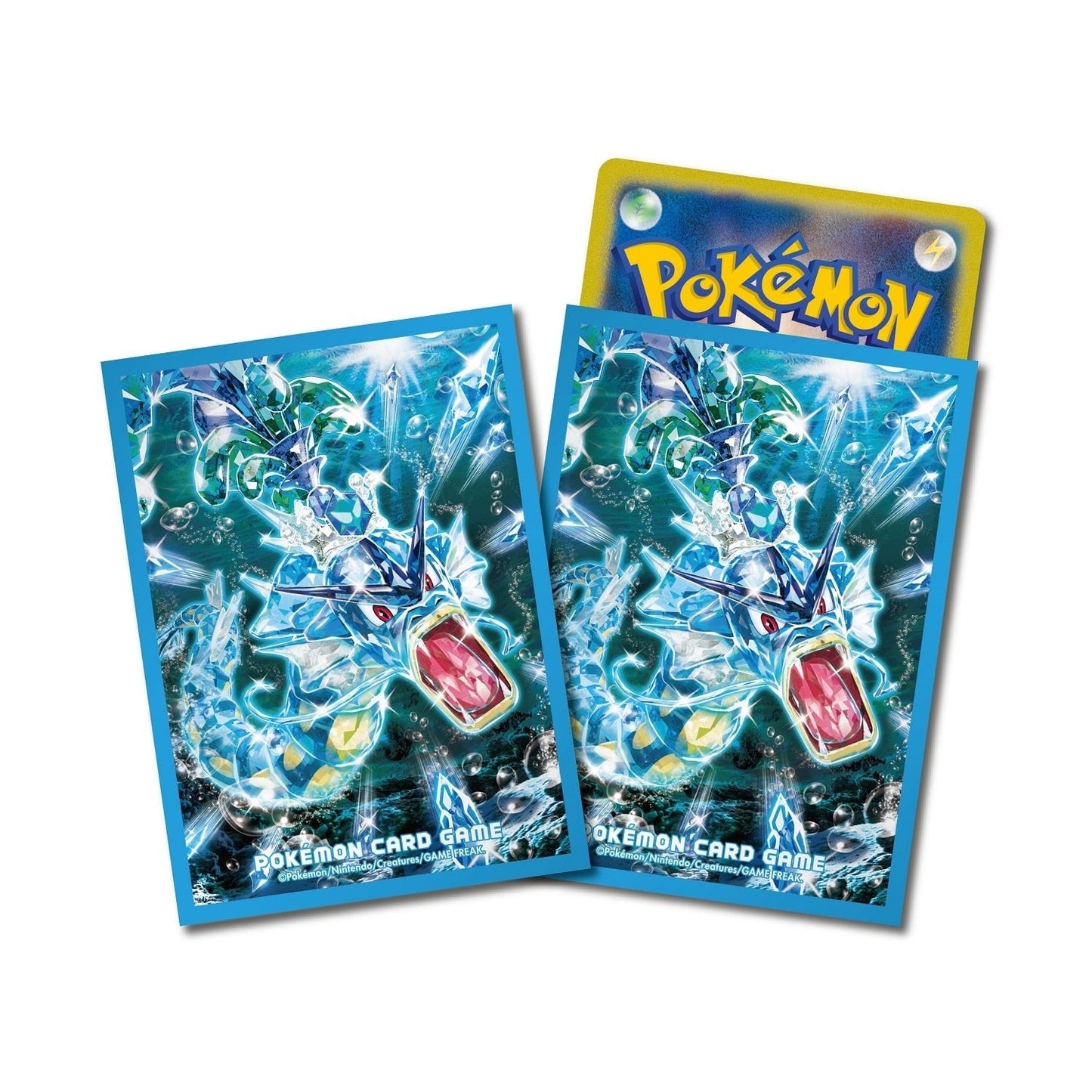 Pokemon Karten Hüllen Premium 64x Garados Sleeves TCG Gyarados