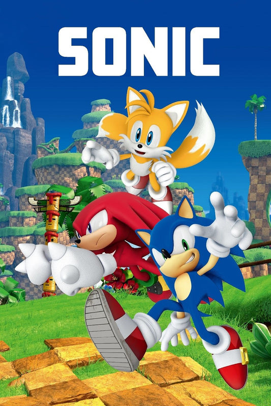Sonic Fleecedecke 100 x 150 cm weiche Decke für Kinder