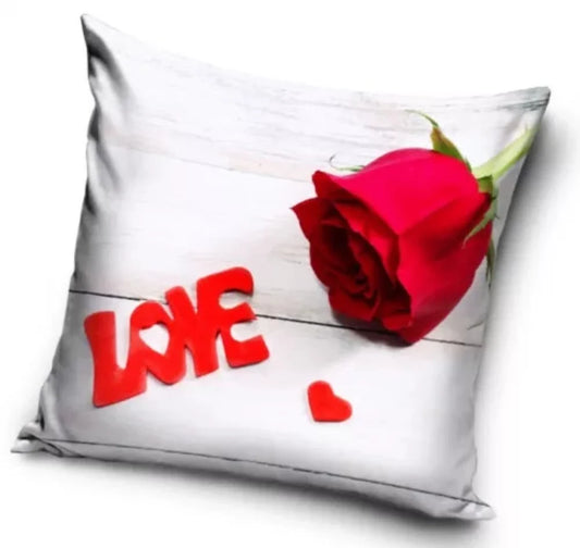 Valentine's Day Pillowcase: Rose Heart Love - 40cm x 40cm