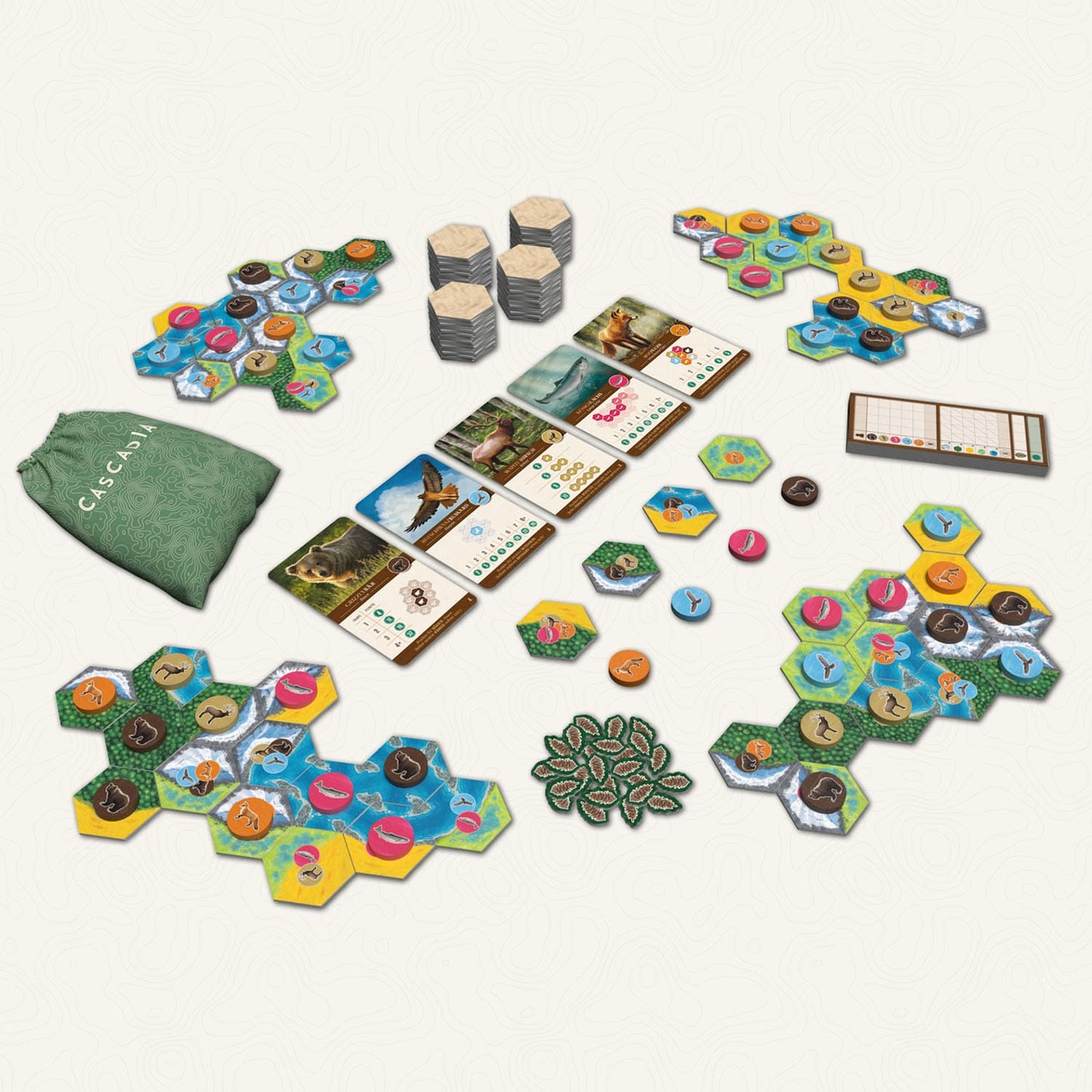 Cascadia Spiel des Jahres 2022 - KOSMOS Brettspiel Familienspiel
