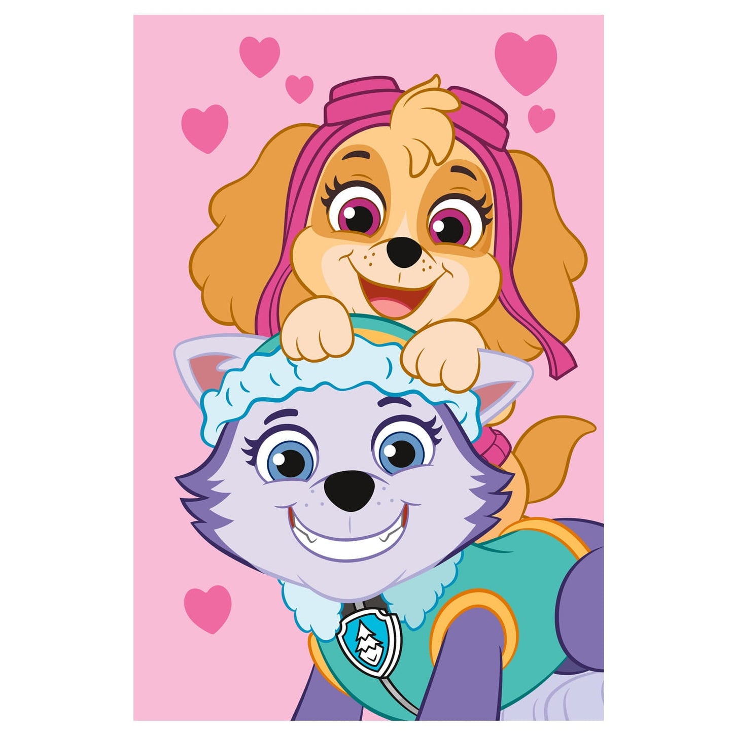 Paw Patrol Fleecedecke 100 x 150 cm weiche Decke für Kinder