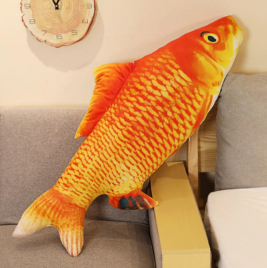 Goldfish Cuddly Toy - 30 cm Plush Toy Fish Stuffed Animal