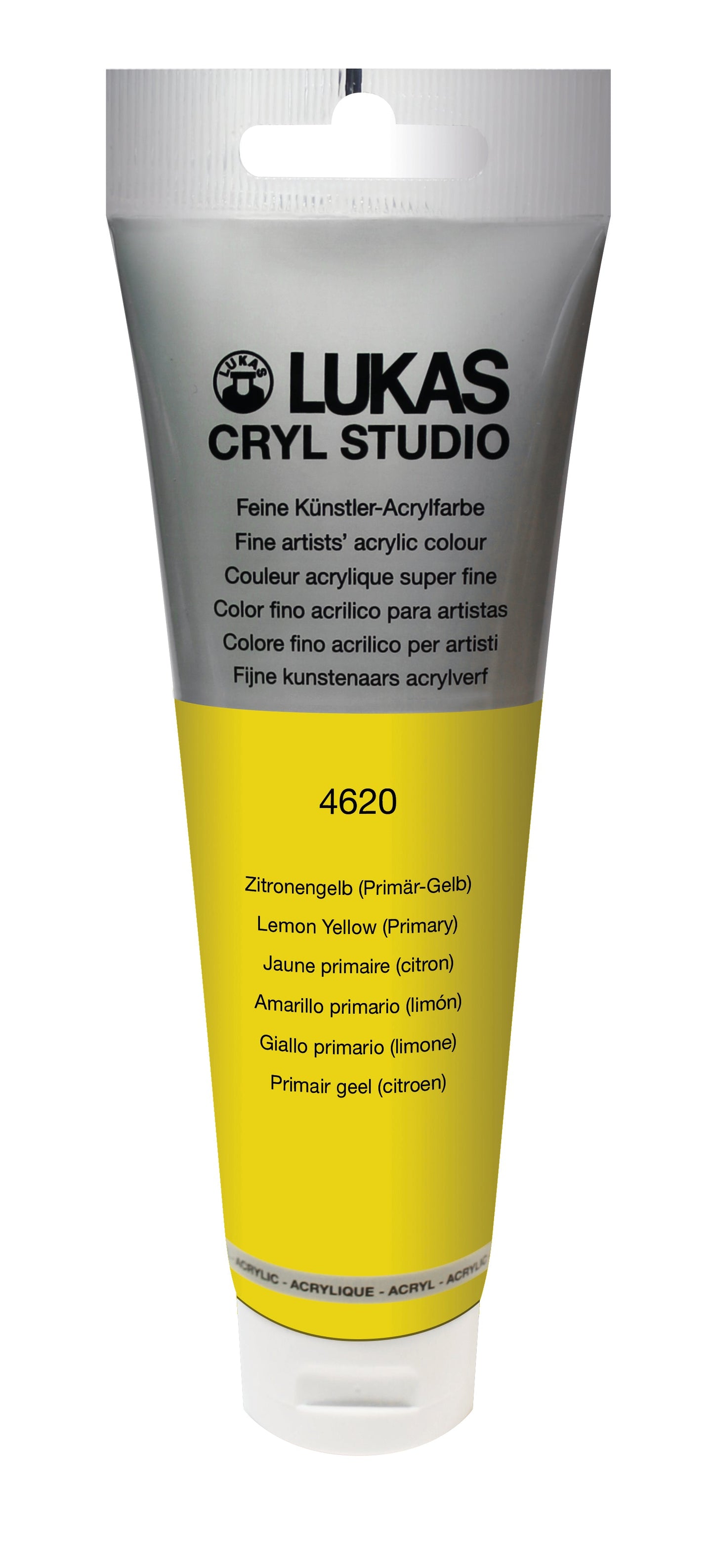 LUKAS CRYL Studio - 4620 Zitronengelb (Primär-Gelb) (125/250/500ml)