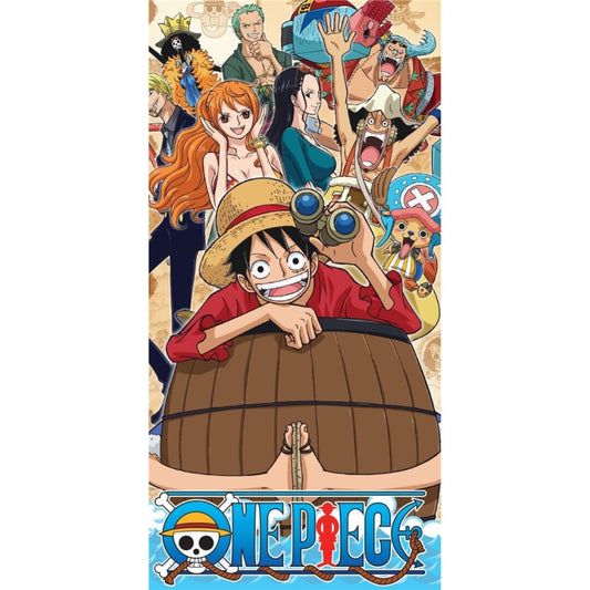 One Piece Strandtuch Badetuch Kinder 70x140cm Monkey D. Ruffy