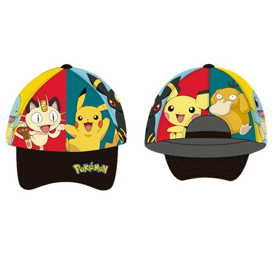 Pokémon-Cap Kinder Kappe Schirmmütze Baseball-Cap