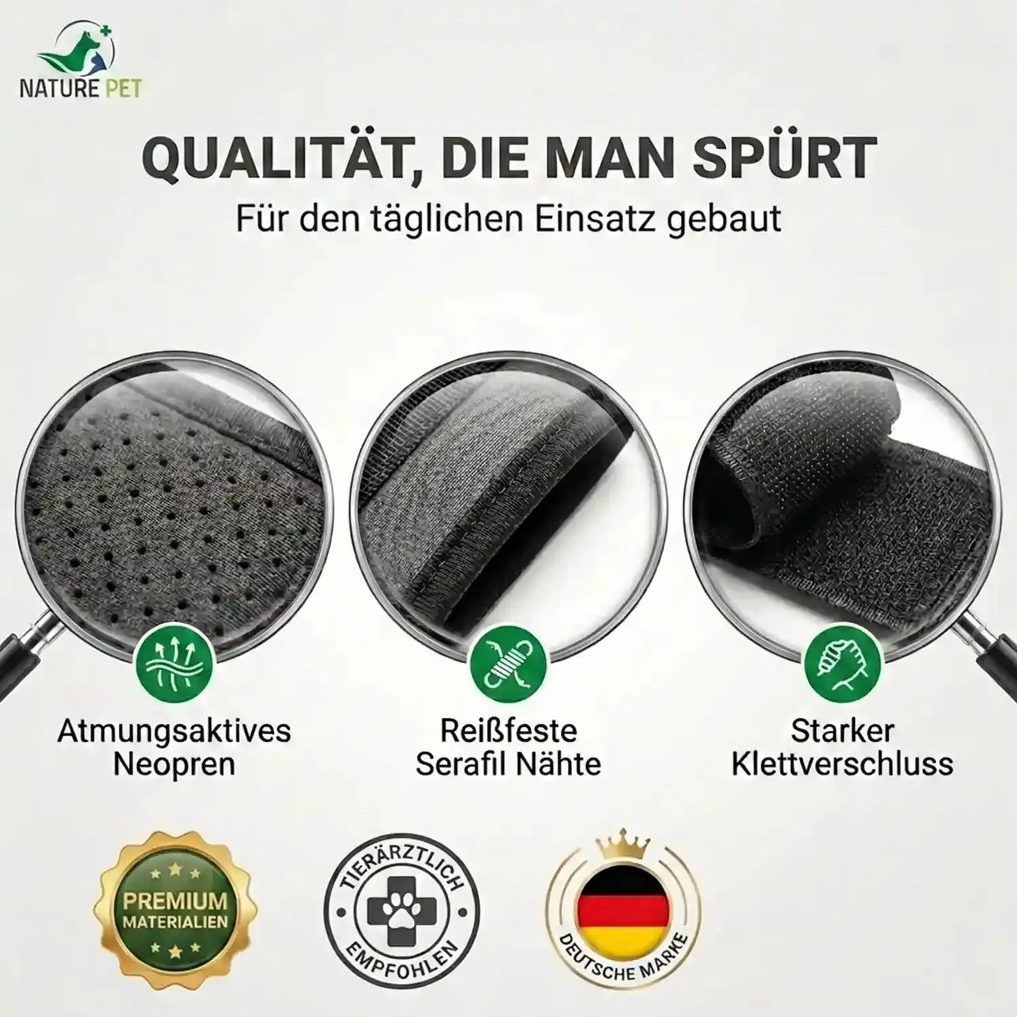 Durchtrittigkeits Bandage für Hunde mit Turbocast