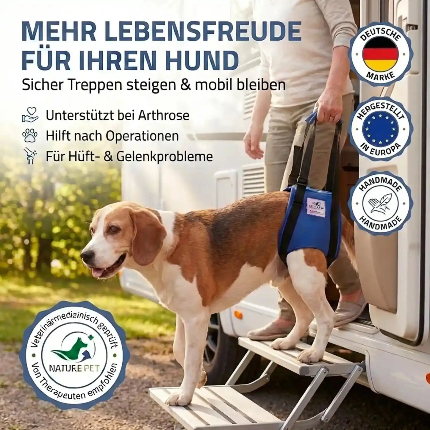 Hunde Tragehilfe hinten