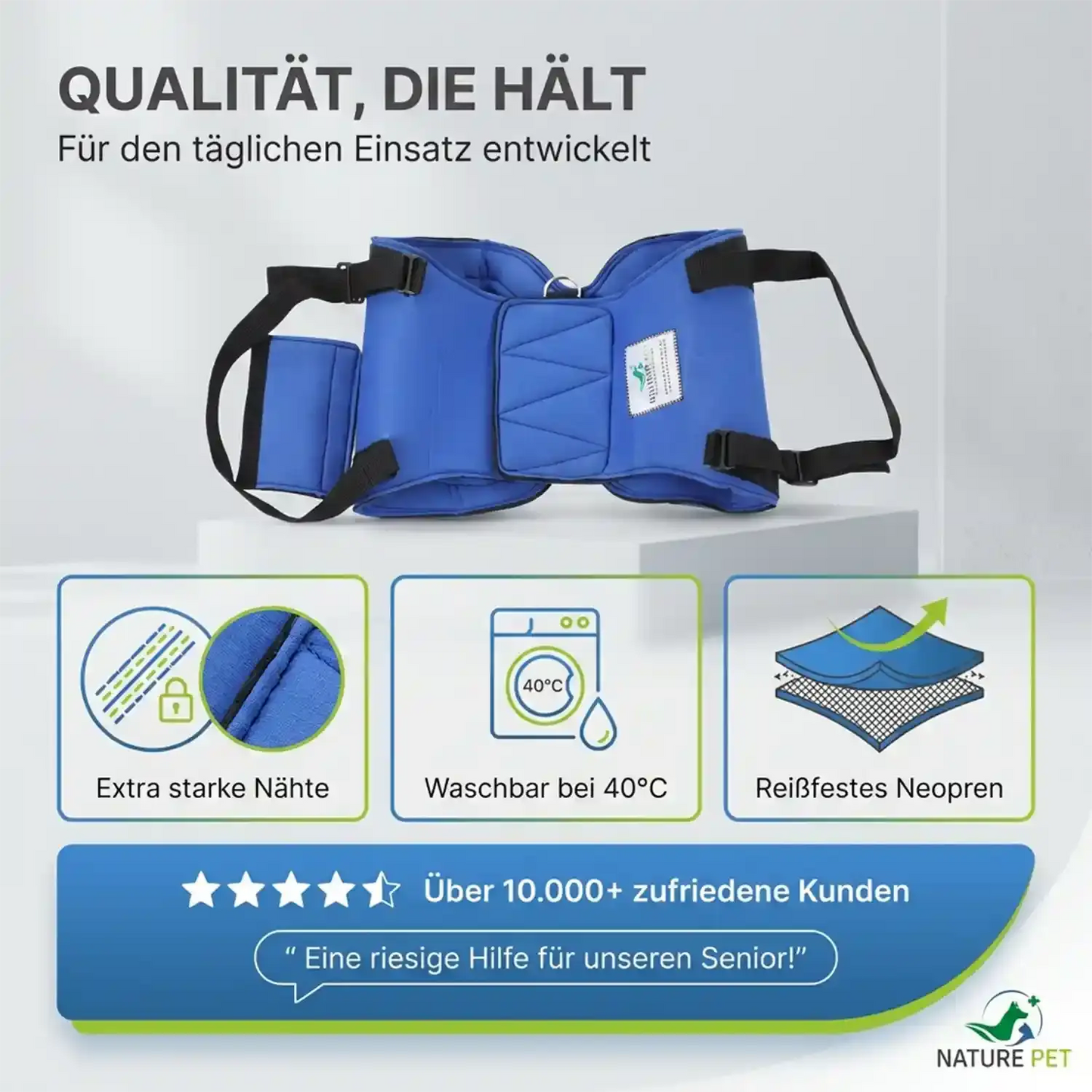 Hunde Tragehilfe hinten