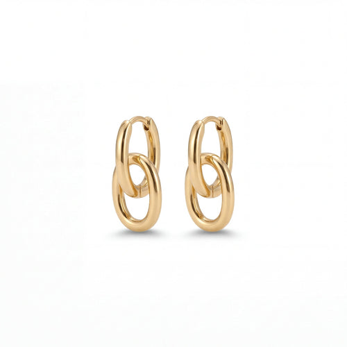 Kreolen Evig – 18 Karat Gold Vermeil