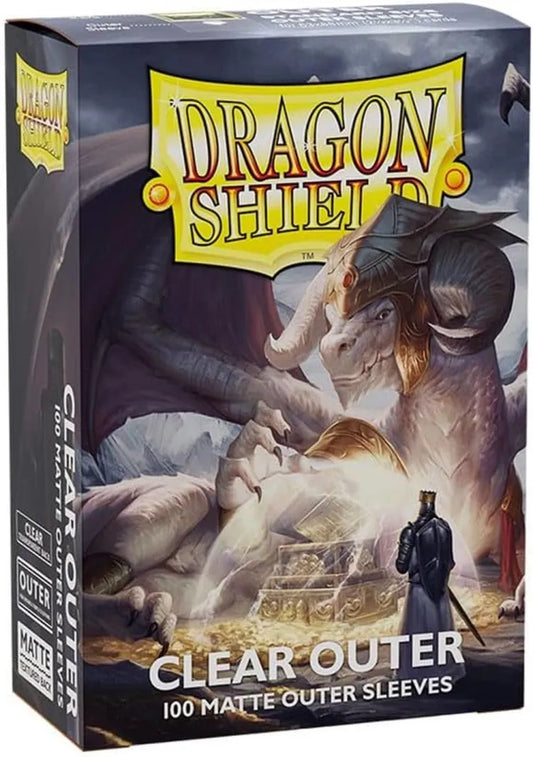 Dragon Shield: Outer Sleeves – Matt Klar (100 Stück)