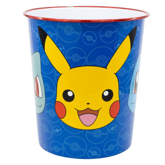Pokemon Tabletop Rubbish Bin Waste Bin - 10 Litres