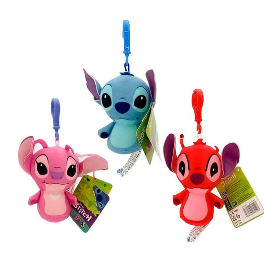 Stitch, Angel & Leroy Plüschtier - 10 cm Lilo & Stitch Kuscheltier Stofftier