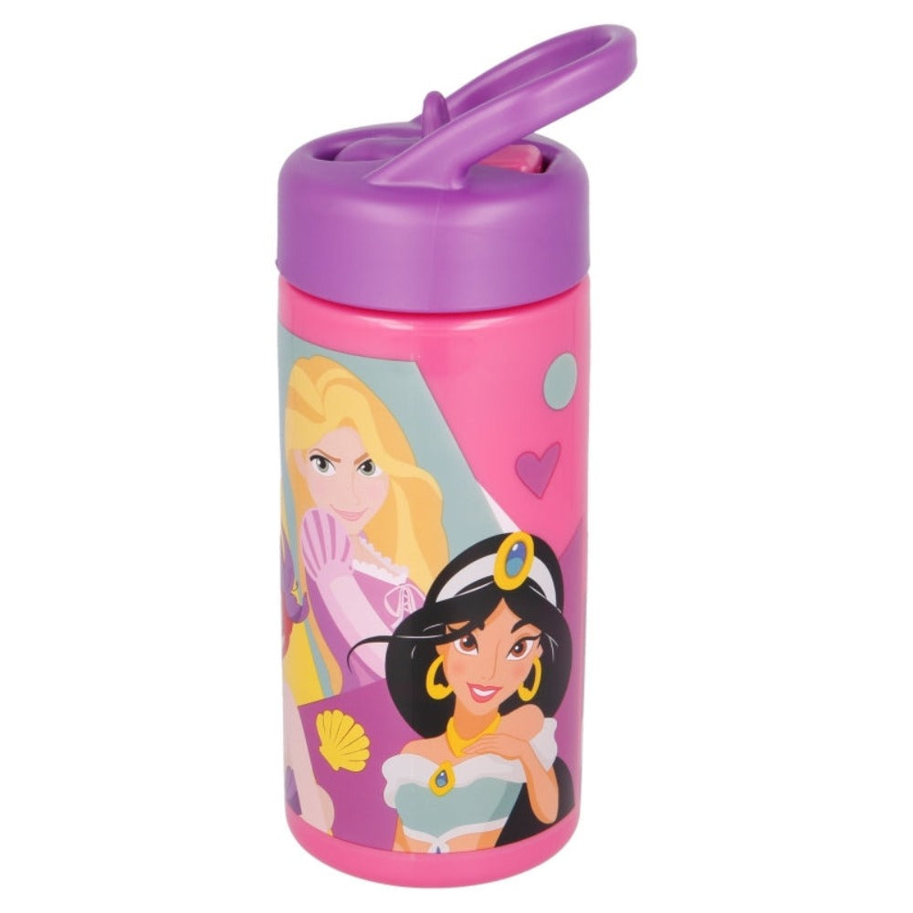 Disney Prinzessinnen Plastik Flasche 410 ml Trinkflasche Kinder Sportflasche