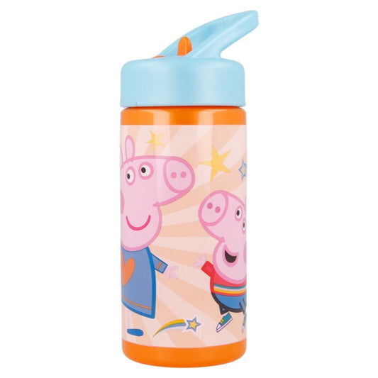 Peppa Wutz Kunststoffflasche 410 ml Trinkflasche Sportflasche