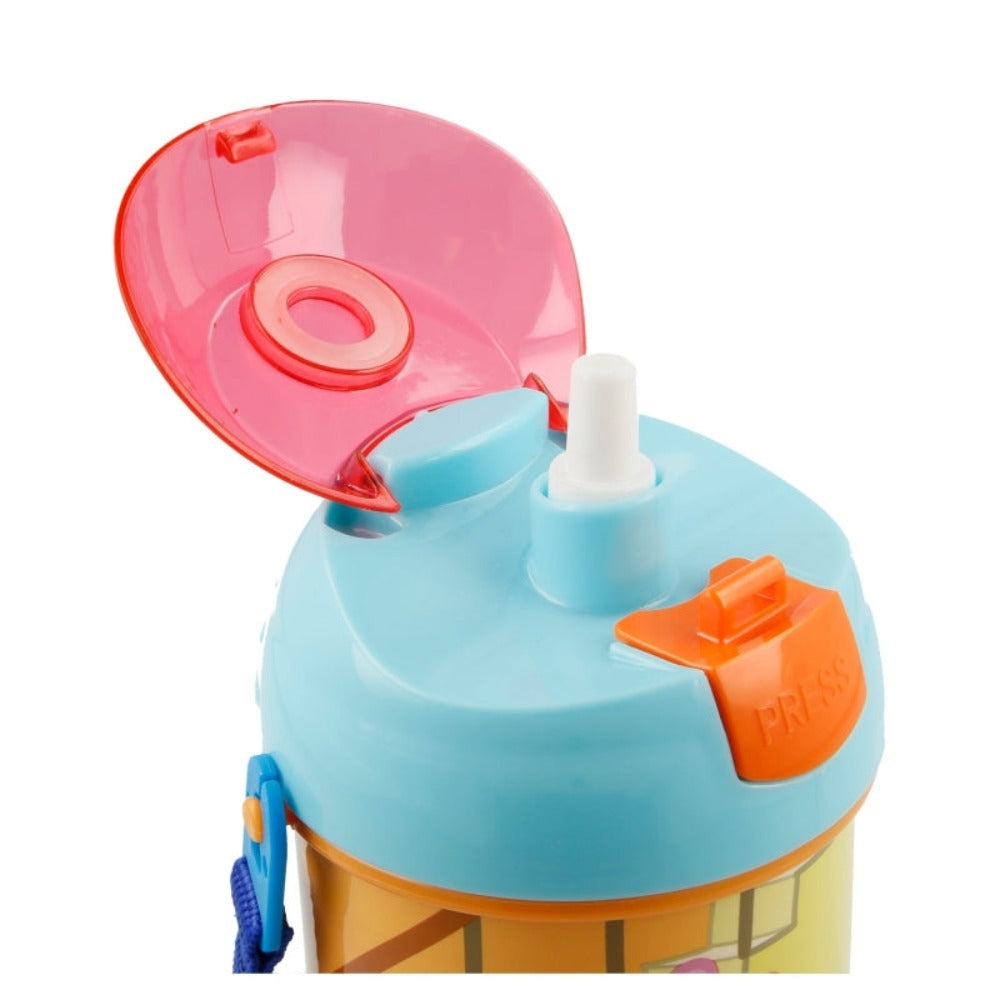 Peppa Pig Pop-Up Plastik Flasche 450 ml Peppa Wutz