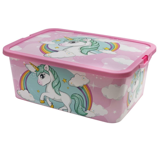 Unicorn Girl Storage Box Store Box - 13 Liters