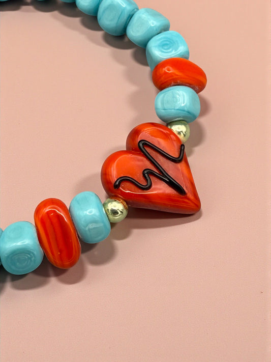 Herzschlag Armband